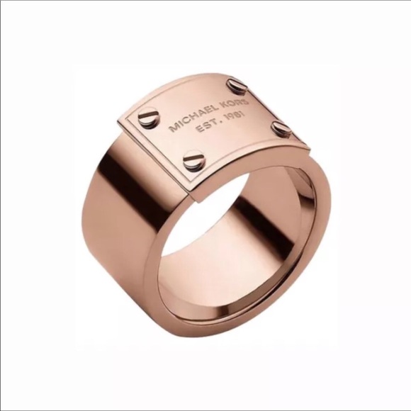 ring michael kors rosegold